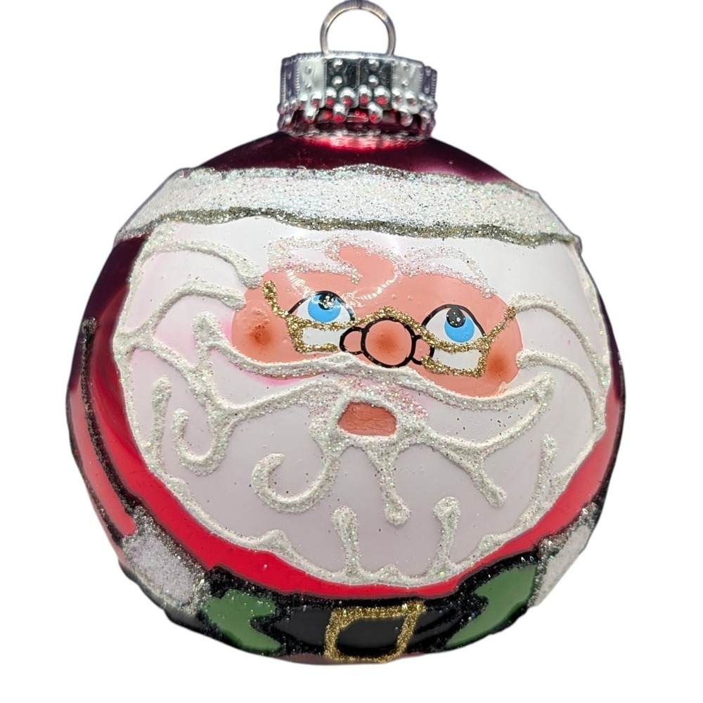 Kurt Adler Ornament Radio‎ City Christmas Spectacular The Rockettes Santa Glass